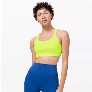 Lululemon Energy Bra Lime Green  Size 8